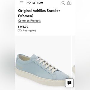 Leather Achilles Sneaker - Common Project